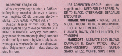 PC GAMER Po polsku 02/1996 czasopismo o grach, Lelis